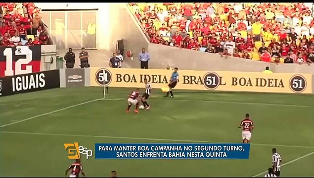 Santos enfrenta Bahia para manter boa campanha
