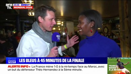 Cette supportrice franco-marocaine supporte les deux équipes en même temps