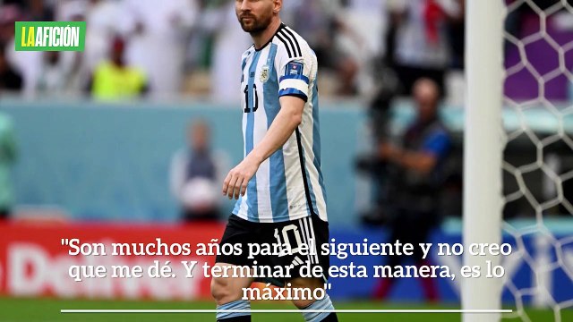 Final de Qatar 2022, el último partido de Messi en un Mundial
