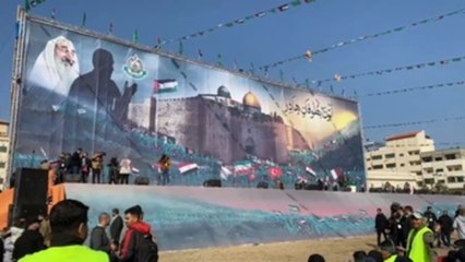 Hamás amenaza con una "confrontación abierta" con Israel en su 35 aniversario