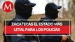 Civiles armados atacan a policías de Zacatecas; hay dos heridos