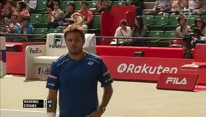 Wawrinka estreia com vitória sobre tcheco no ATP de Tóquio
