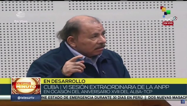 Daniel Ortega: Cuba es un ejemplo de resistencia y de heroísmo en su lucha contra el bloqueo