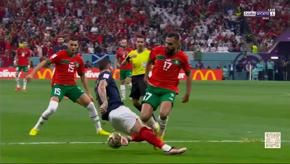 تعليق جمال الغندور علي قرارات حكم مباراة المغرب وفرنسا في كأس العالم
