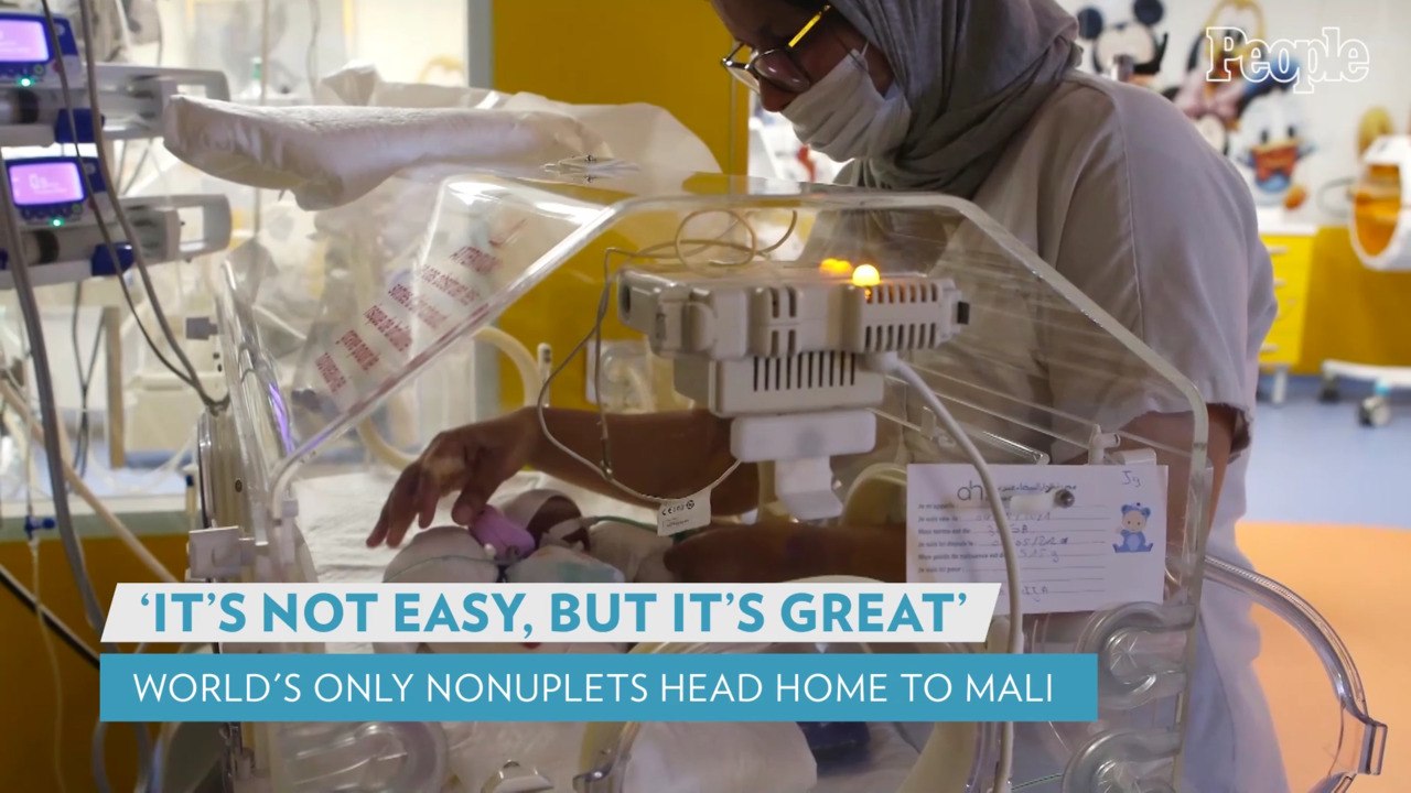 World's Only Nonuplets, 5 Girls and 4 Boys, Head Home Months After Celebrating First Birthday