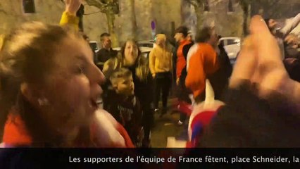 Le Creusot fête la victoire contre le Maroc en demi-finale du Mondial de foot au Qatar