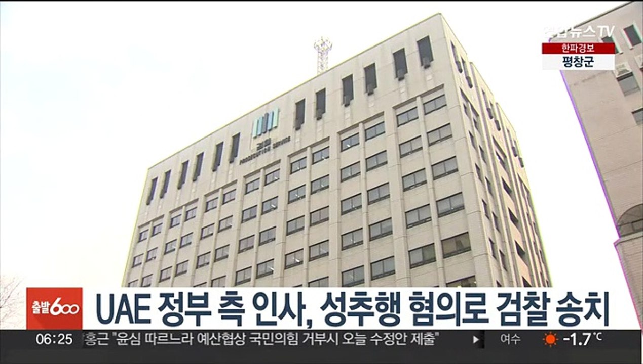 UAE 정부 측 인사, 성추행 혐의로 검찰 송치