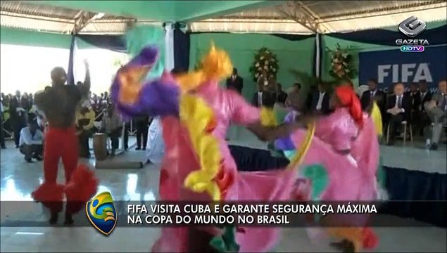 Blatter visita Cuba e fala sobre segurança em grandes eventos esportivos