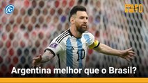 Argentina passou o Brasil e atualmente é a melhor seleção da América do Sul?