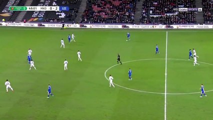 Jamie Vardy Goal HD - MILTON KEYNES DONS 0-3 LEICESTER CITY