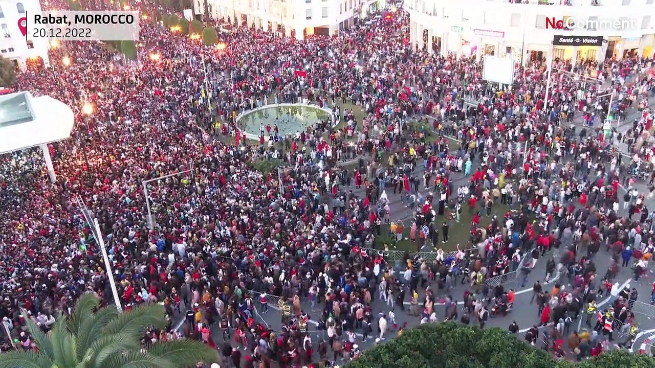 Marokko feiert erfolgreiches WM-Team