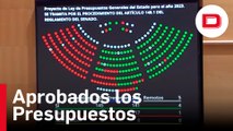 Sánchez celebra la aprobación sin cambios de los últimos Presupuestos de la legislatura