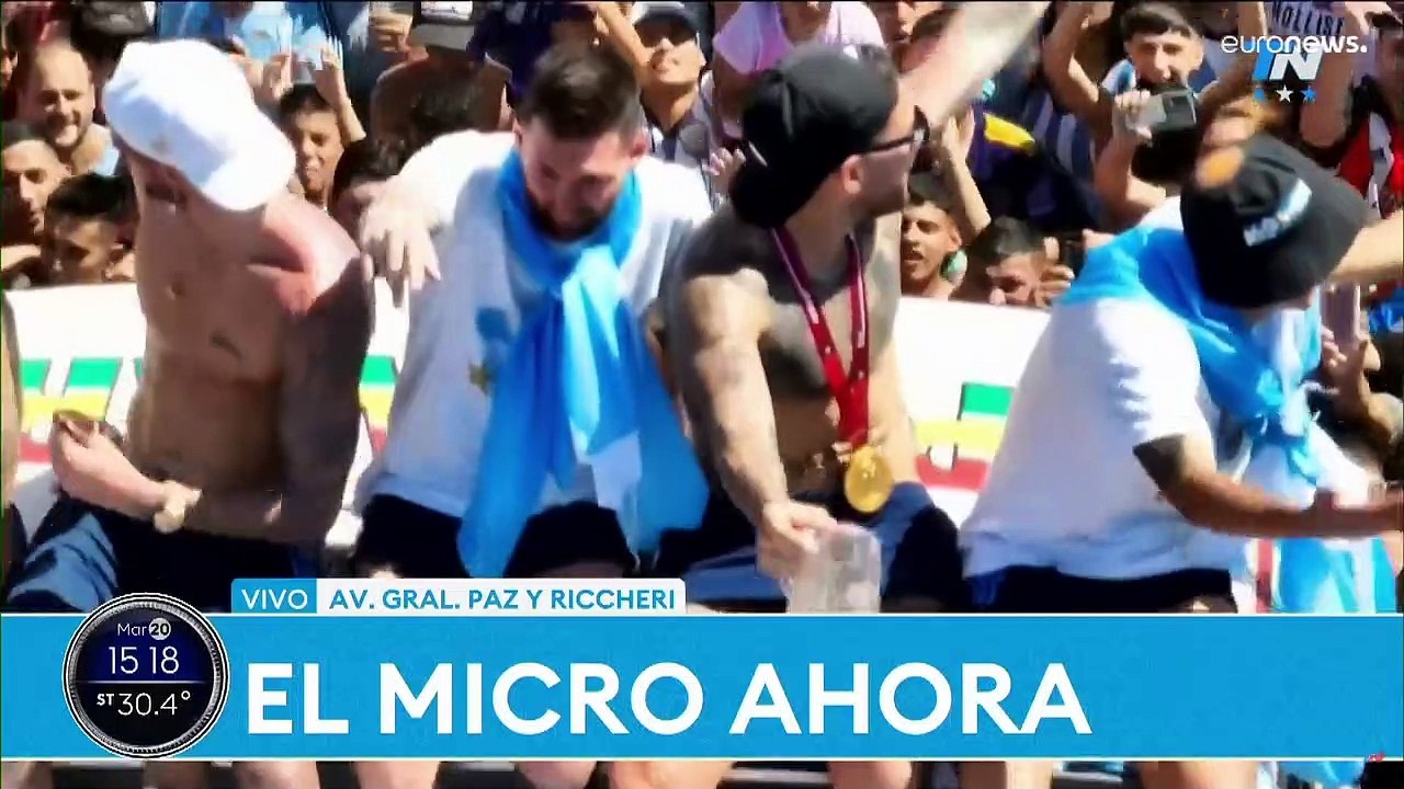 Миллионы футбольных фанатов в Буэнос-Айресе