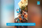 Los festejos que terminaron en porrazos