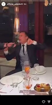 Lazio, Radu in versione capo ultras alla cena di Natale