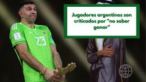 Jugadores argentinos son criticados por 
