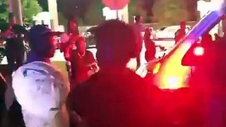 White Police Officer Arrives To Investigate Shooting But The Crowd Doesn't Want Any White Cops Involved! - Video