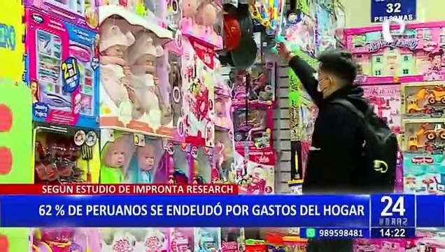 Impronta Research: El 62 % de los peruanos se endeudó para cubrir gastos del hogar