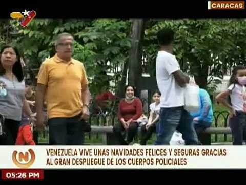 Venezolanos vivirán navidades felices y seguras gracias al despliegue de los cuerpos policiales