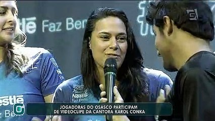 Jogadoras do Osasco participam de videoclipe da Karol Conka