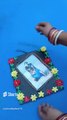 Photo Frame Using Pumpkin Seeds and Waste Paper #viralvideo #shorts #shortvideo