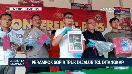 Rampok Sopir Truk di Jalan Tol, Pelaku Diringkus Polisi