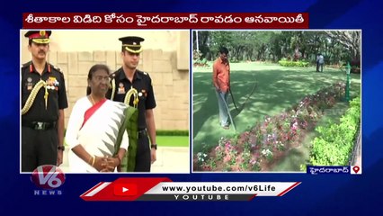 Télécharger la video: President Draupadi Murmu Telangana Tour _ Murmu Monsoon Visit To Hyderabad _ V6 News