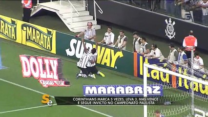 Corinthians goleia Penapolense e assume liderança do Paulista