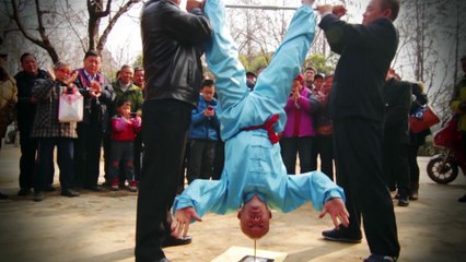 Extreme Kung Fu - Headstand on a Nail