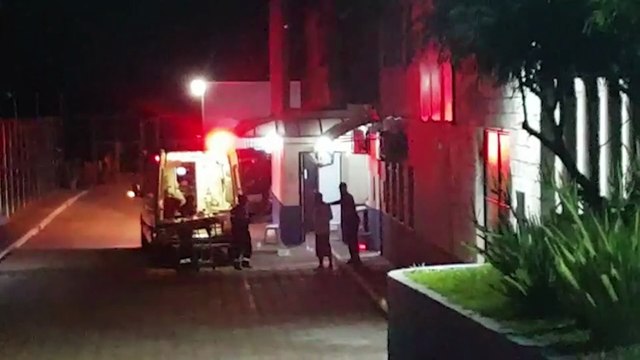 Em surto, detento da Penitenciária Estadual de Cascacel precisa de atendimento do Samu