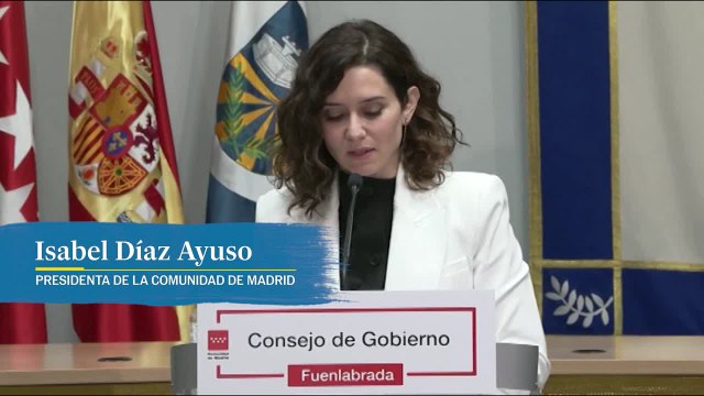 Díaz Ayuso: Que decidan ellos lo que quieren hacer, yo lo que no voy a hacer es entrometerme en las decisiones de la Cámara