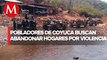 Coyuca sigue denunciando amenazas para dejar sus viviendas, pese a la presencia del Ejército