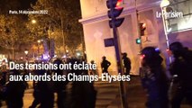 Des tensions sur les Champs-Elysées et plus de 100 interpellations après le match France-Maroc