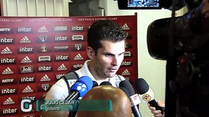 Júlio César e Júnior Dutra lamentam empate diante do São Paulo