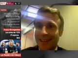 Coupe du monde : En plein direct, Emmanuel Macron fait irruption dans L’Équipe du Soir après France-Maroc