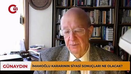 İmamoğlu'na verilen kararının ardından Prof. Dr. Ersin Kalaycıoğlu, Cumhuriyet TV'de konuştu