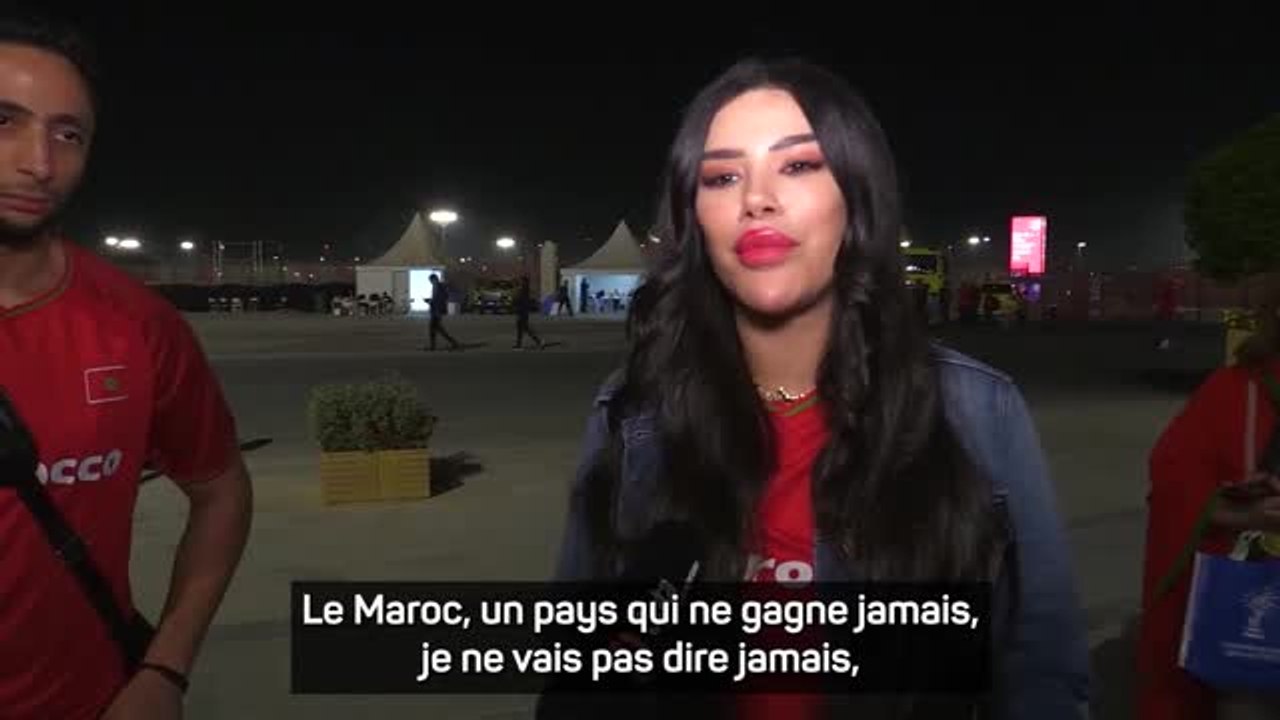 Maroc - Les supporters marocains sont fiers des Lions de l'Atlas