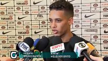 Pedrinho e Roger comentam sobre o empate do Corinthians com o Atlético-MG