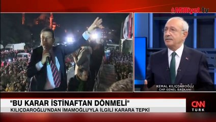 Kılıçdaroğlu'ndan İmamoğlu ve adaylık açıklaması: Bu olay etkilemez