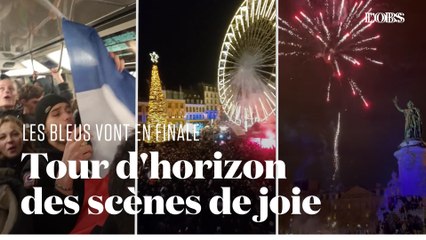La victoire des Bleus en demi-finale fêtée partout en France