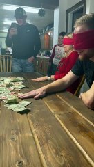 Family Plays Mouse Trap Cash Grab Game