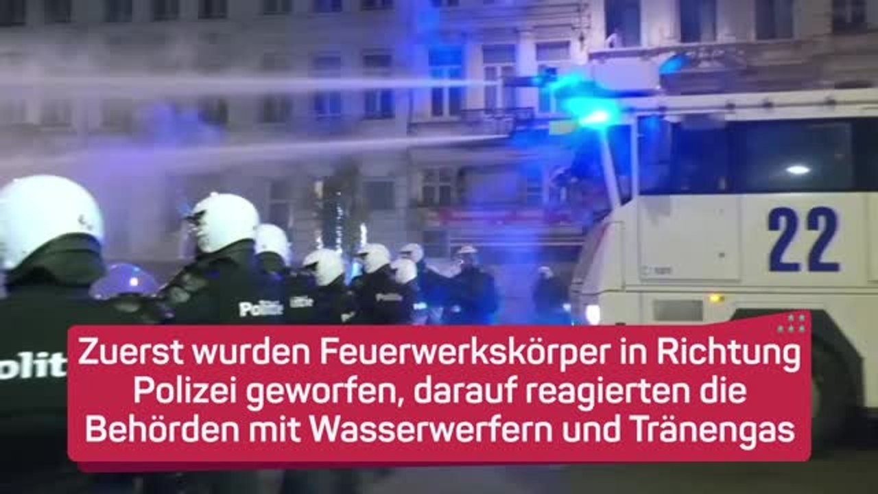 Ausschreitungen von Marokko-Fans in Belgien