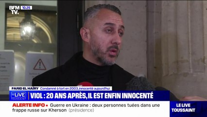 Farid El Haïry: accusé à tort de viol pendant 24 ans, il est enfin innocenté