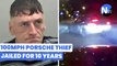 Driver of stolen Porsche jailed for 10 years after 100 mph chase