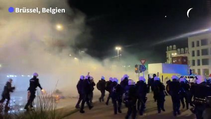 WM-Halbfinale: Ausschreitungen in Brüssel