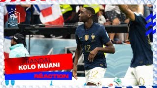 La réaction de Randal Kolo Muani après France - Maroc I FFF 2022
