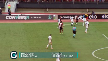 Rodinei faz o segundo gol do Flamengo contra o São Paulo