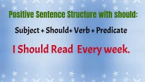 100 Sentences with Should