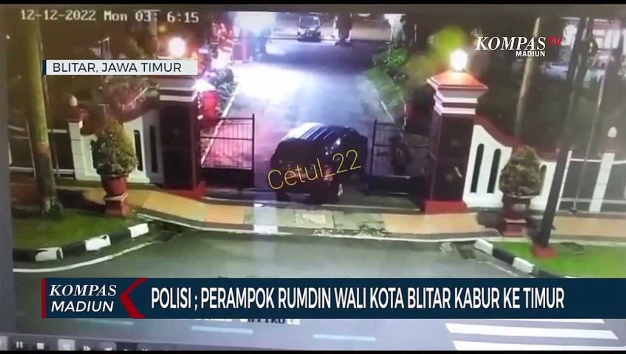 Polisi ; Perampok Rumdin Wali Kota Blitar Kabur Ke Timur