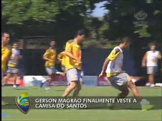 Gerson Magrão é finalmente apresentado no Santos